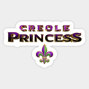 Creole Princess Sticker